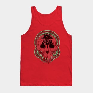 Lizard skull Red Tank Top